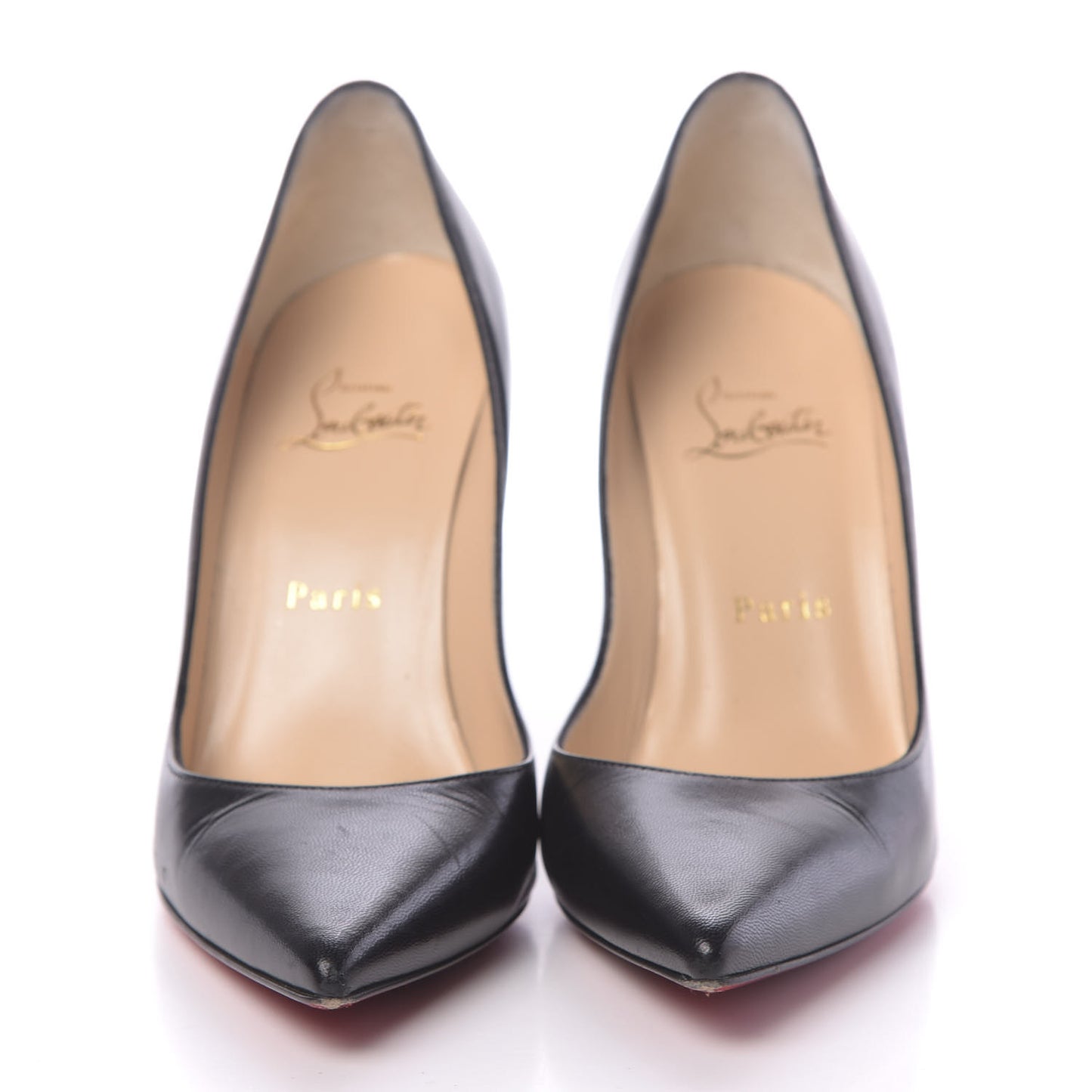 Shiny Nappa Apostrophy 100 Pumps 36.5 Black