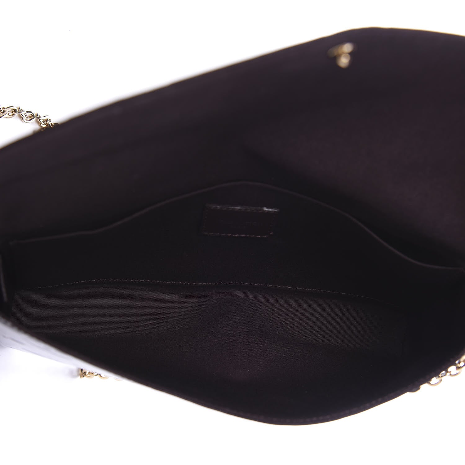 Louis Vuitton Vernis Pochette Felicie Chain Wallet Amarante 4 of 9