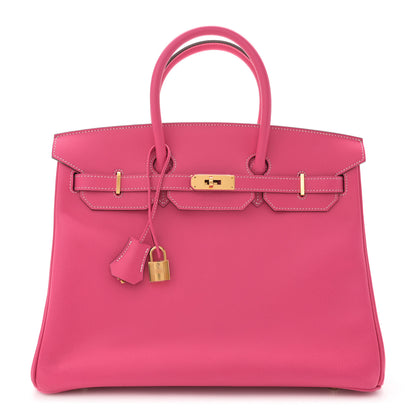 Hermes Epsom Birkin 35 Rose Tyrien 1 of 13