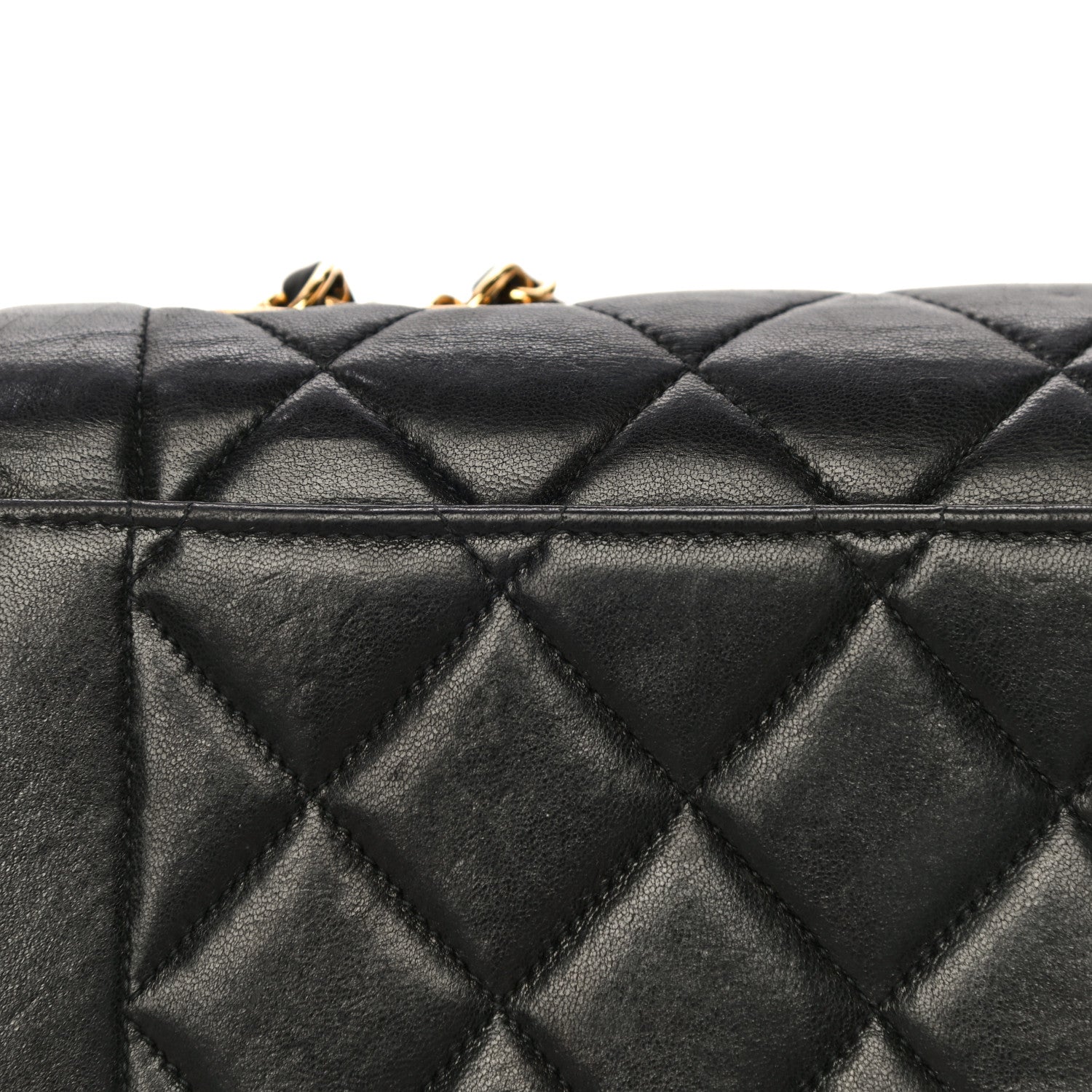 Chanel Lambskin Quilted Medium Single Flap Black 24 of 37