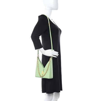 Givenchy Box Calfskin Mini Cut Out Shoulder Bag Pistachio 2 of 10