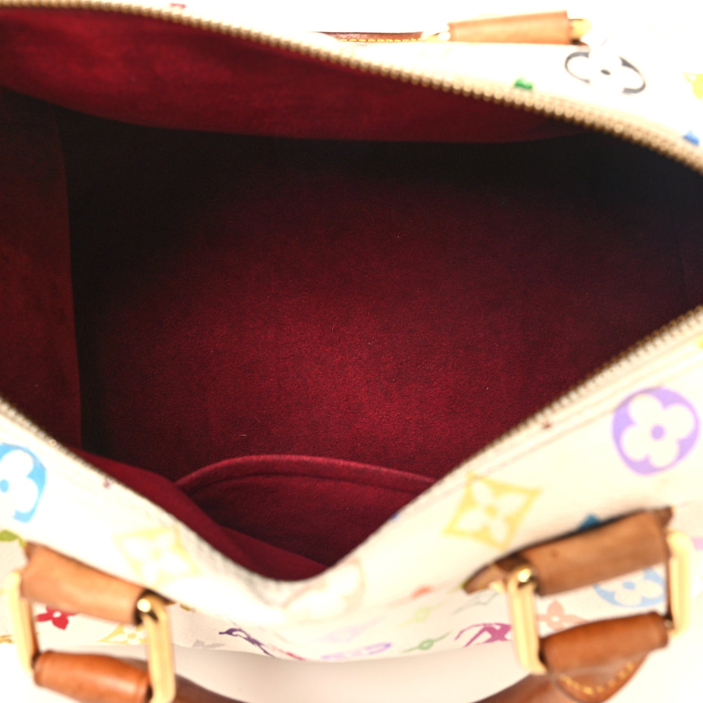 Monogram Multicolor Speedy 30 White