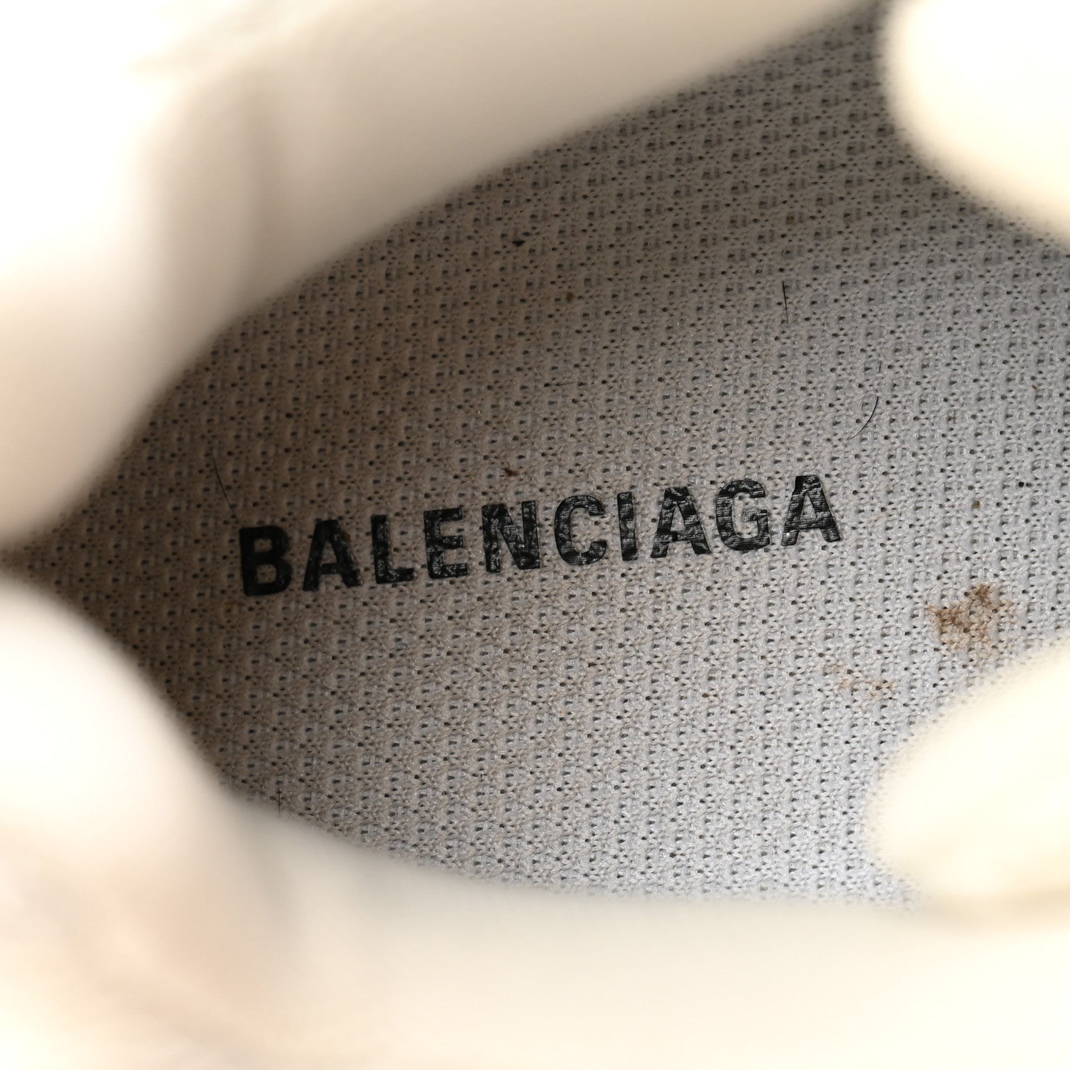 Balenciaga Fabric Mesh Womens Triple S Sneakers 36 White 6 of 12
