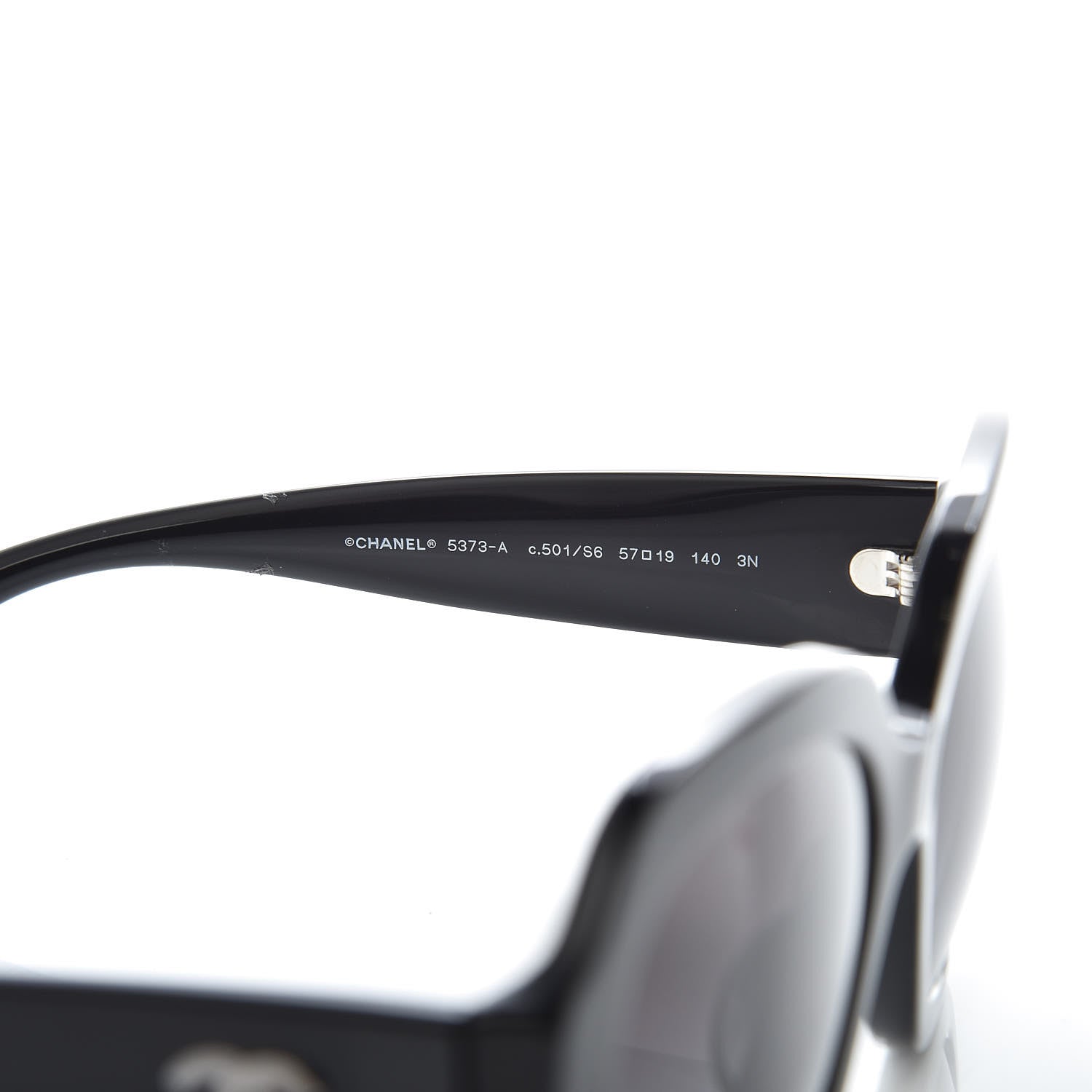 Chanel CC Sunglasses 5373 Black 5 of 7