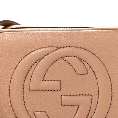 Gucci Pebbled Calfskin Small Soho Disco Bag Rose Beige 8 of 10
