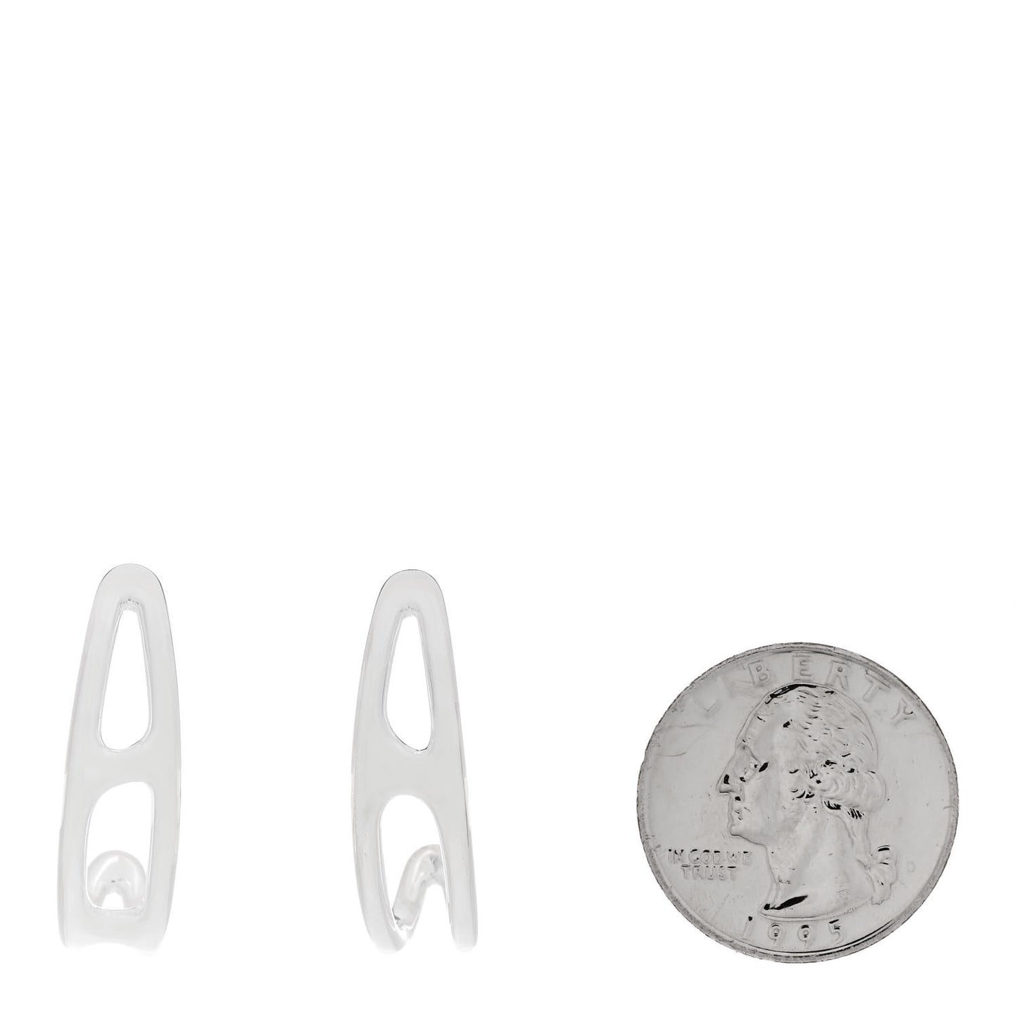 Sterling Silver Chaine D'Ancre Punk Earrings