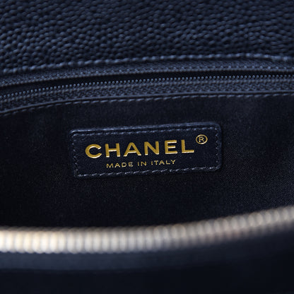 Chanel Caviar Quilted Grand Shopping Tote GST Black 6 of 10