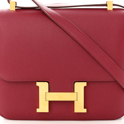 Hermes Epsom Constance 24 Rubis 8 of 10