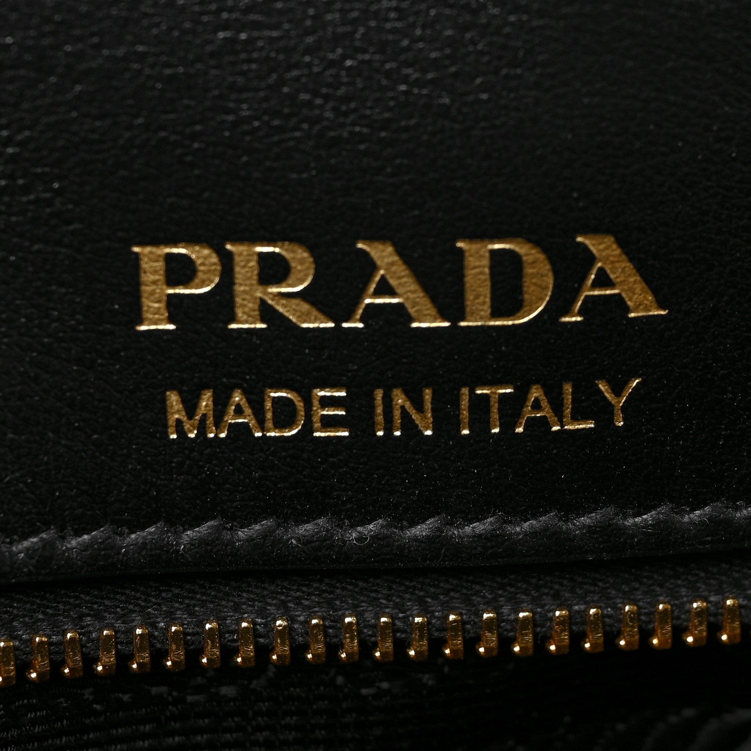 Prada Saffiano Cuir Mini Tote Black Fuoco 6 of 9