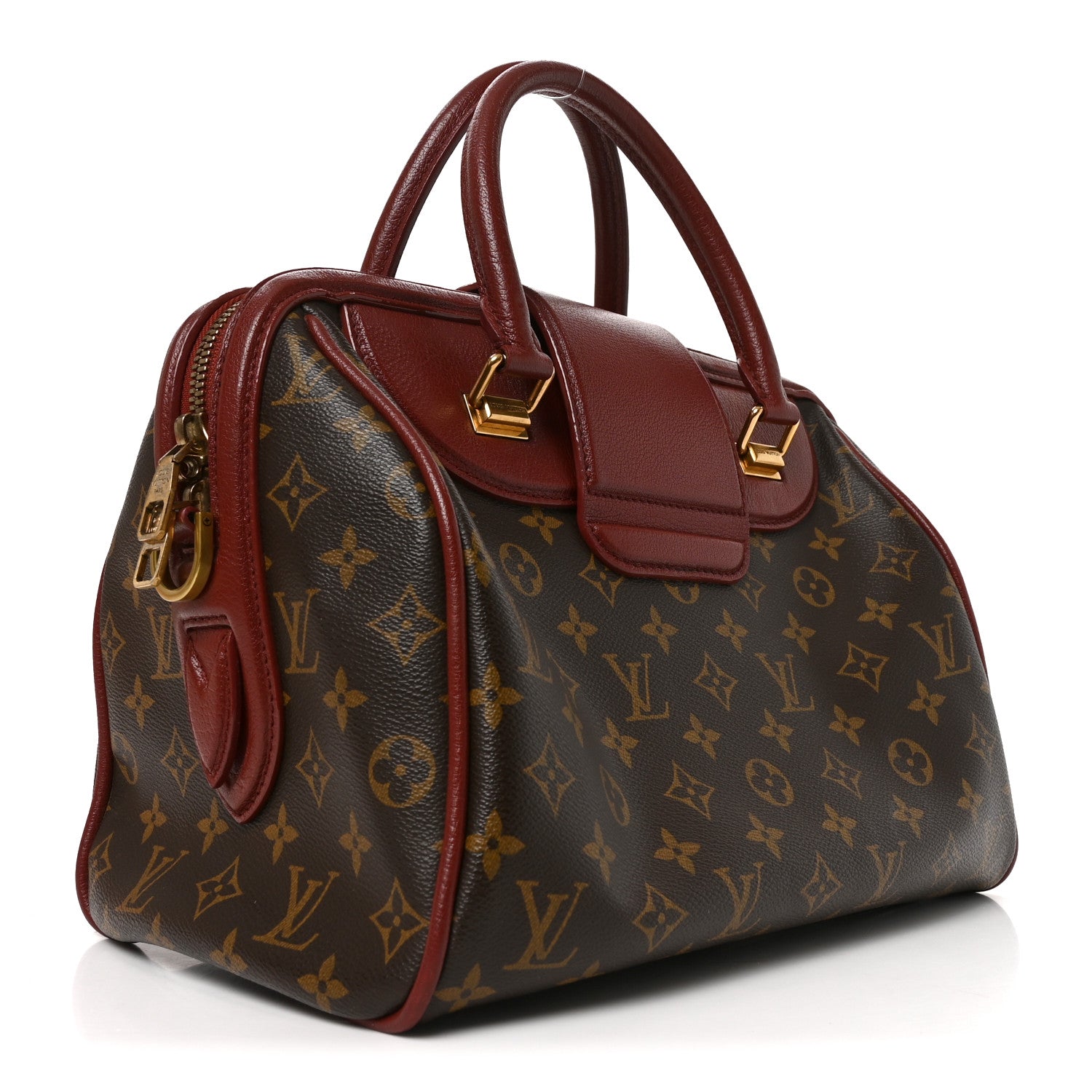 Louis Vuitton Monogram Golden Arrow Speedy Burgundy Burgundy 3 of 9