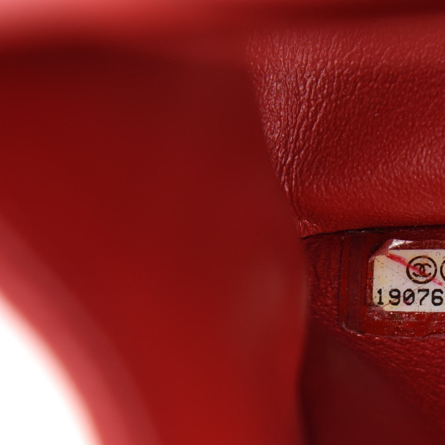 Caviar Quilted Jumbo Double Flap Red