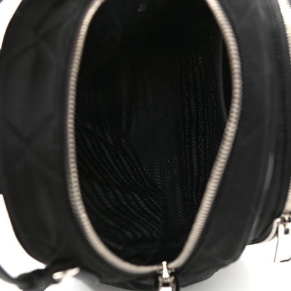 Prada Nylon Tessuto Impuntu Quilted Backpack Black 5 of 7