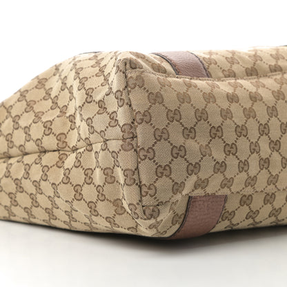 Gucci Monogram Large Bamboo Bar Tote Brown 9 of 11