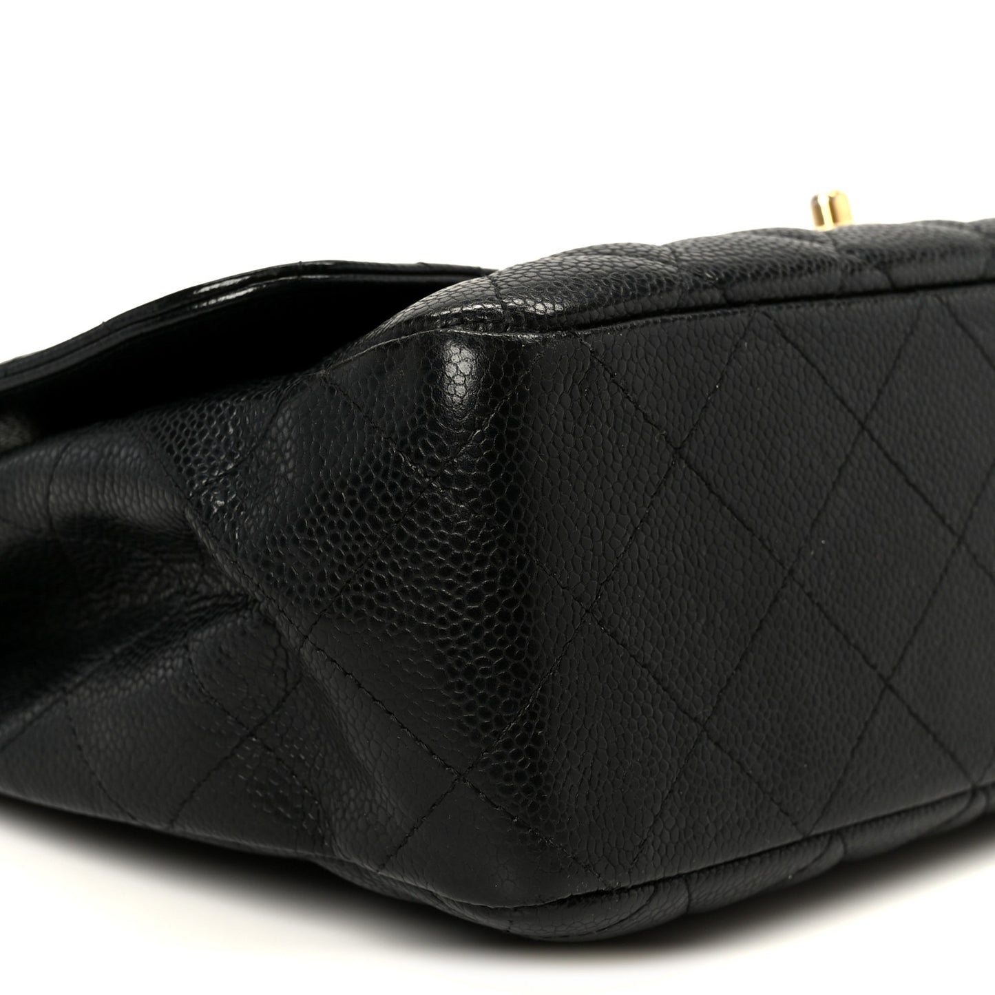 Caviar Quilted Jumbo Single Flap Black
