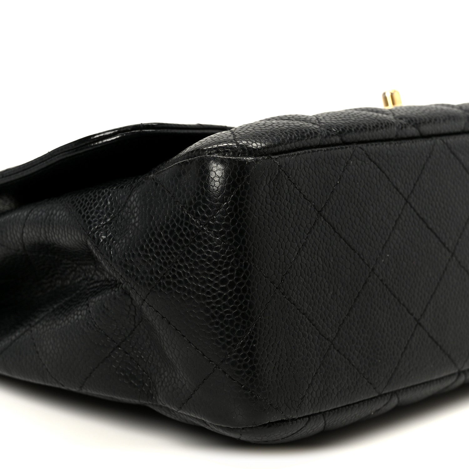Chanel Caviar Quilted Jumbo Single Flap Black 10 of 11