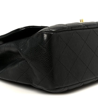 Chanel Caviar Quilted Jumbo Single Flap Black 10 of 11