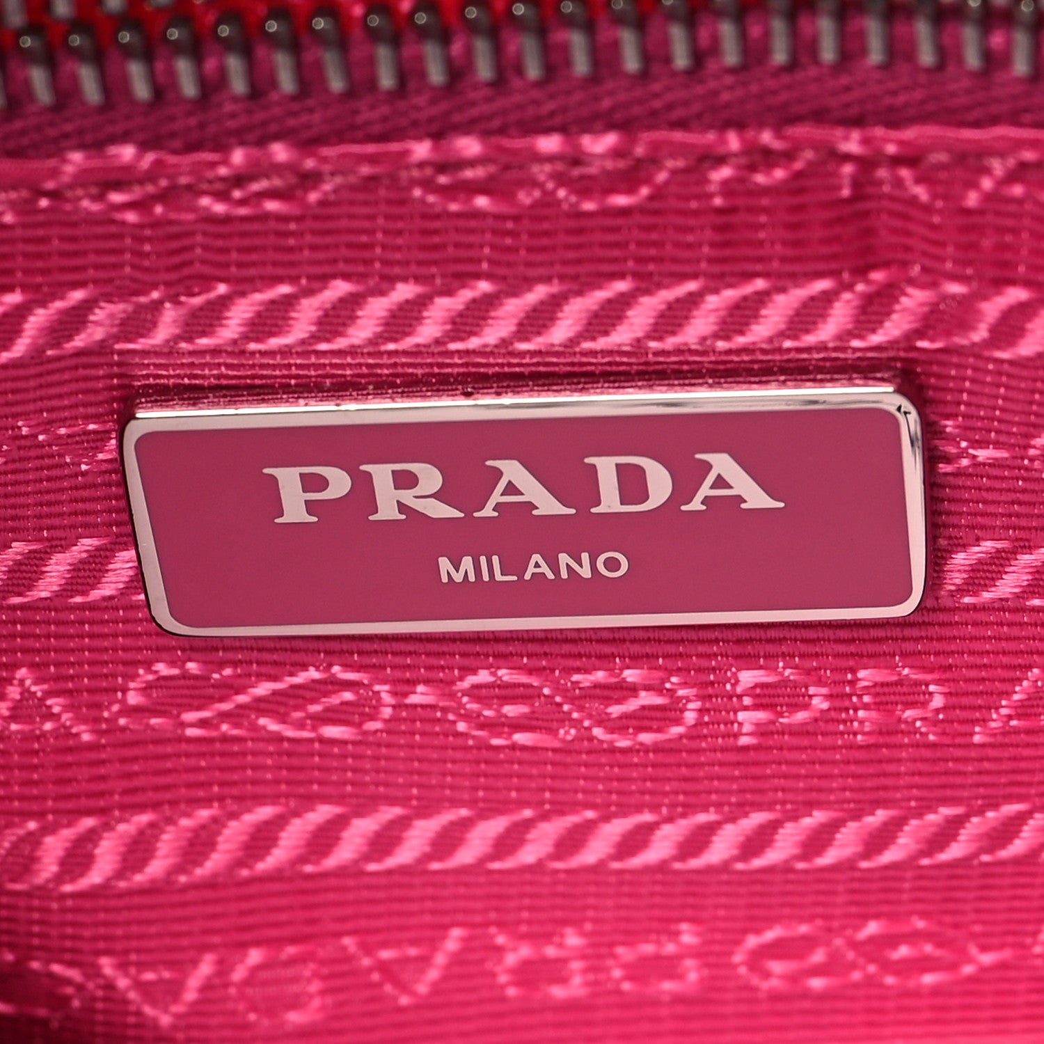 Prada Nylon Tessuto Impuntu Quilted Backpack Fuxia 7 of 10