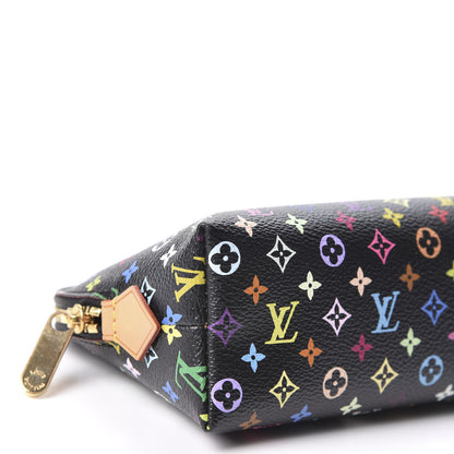 Louis Vuitton Monogram Multicolor Cosmetic Pouch Black Grenade 5 of 7