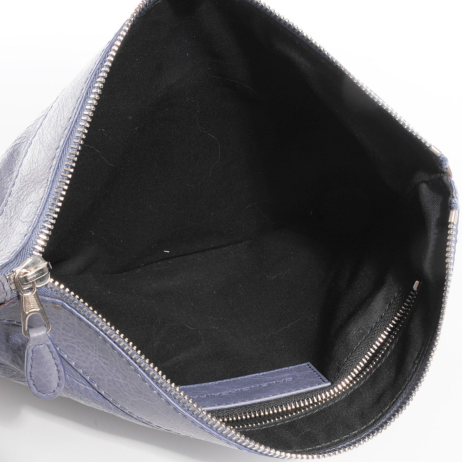 Balenciaga Agneau Giant Silver Hardware 12 Flat Handle Clutch Jacynthe 5 of 11