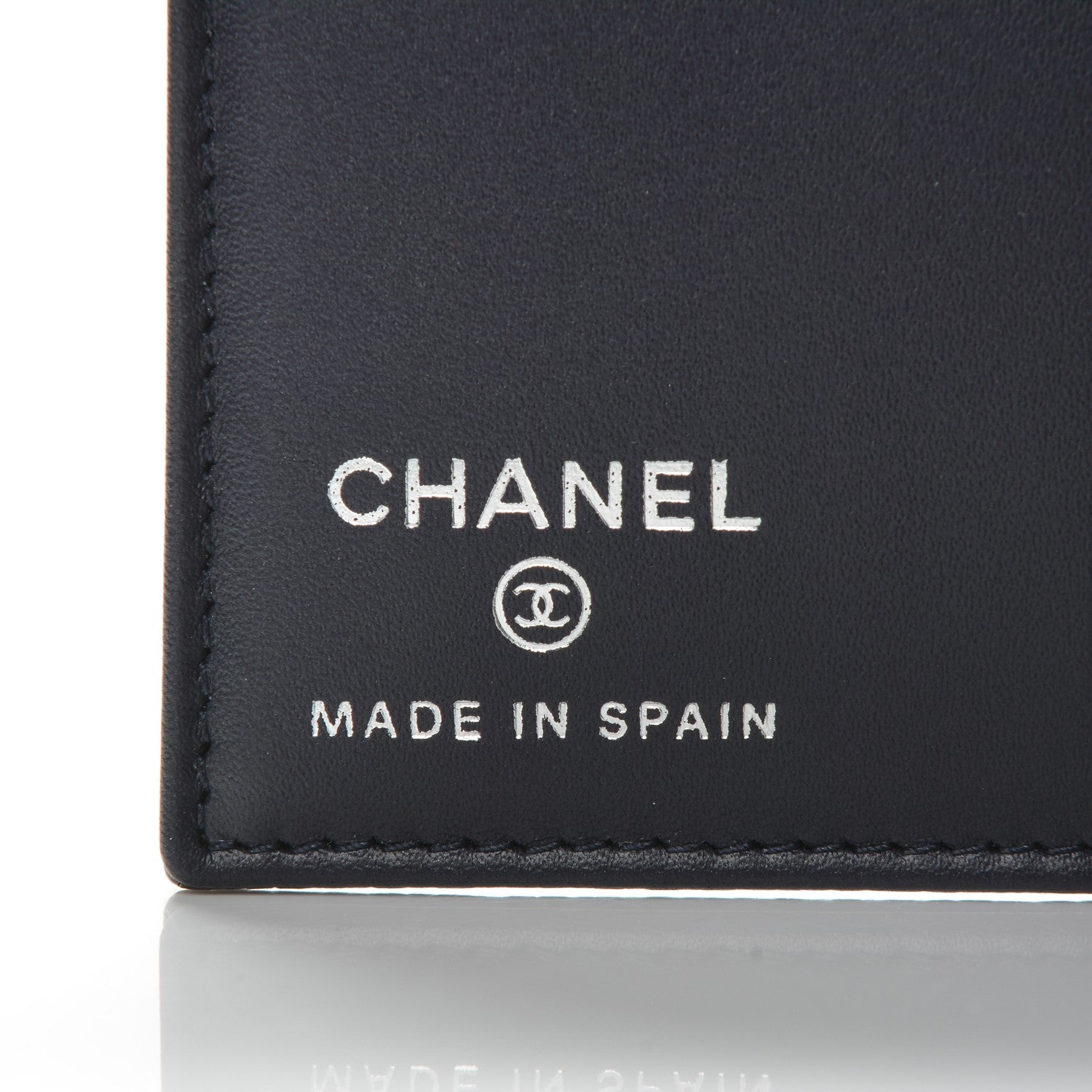 Chanel Caviar CC Timeless Card Holder Navy Blue 5 of 6