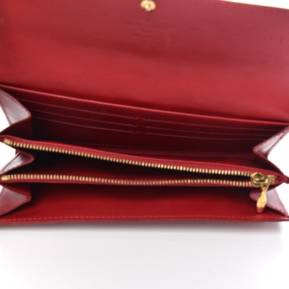 Louis Vuitton Vernis Sarah Wallet Pomme D'Amour 5 of 8