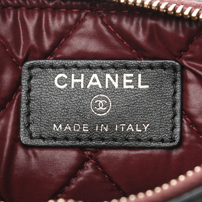 Chanel Lambskin Quilted Small Cosmetic Case Black 6 of 7