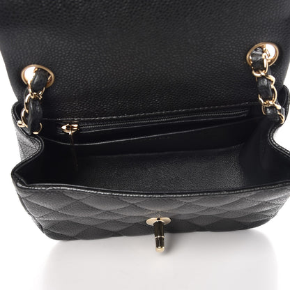 Chanel Caviar Quilted Mini Square Flap Dark Grey 5 of 8