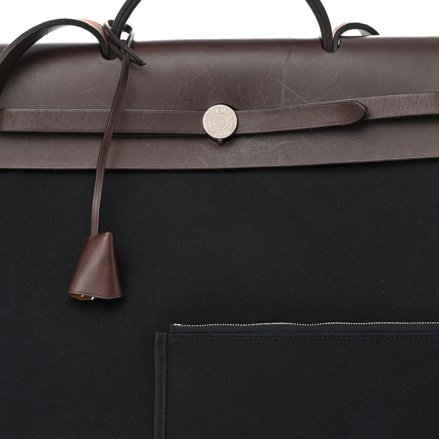 Hermes Toile Vache Hunter Herbag Zip 39 MM Black Ebene 7 of 15