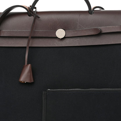 Hermes Toile Vache Hunter Herbag Zip 39 MM Black Ebene 7 of 15