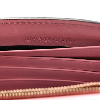 Gucci Guccissima Icon Chain Wallet Carmine Rose 7 of 10