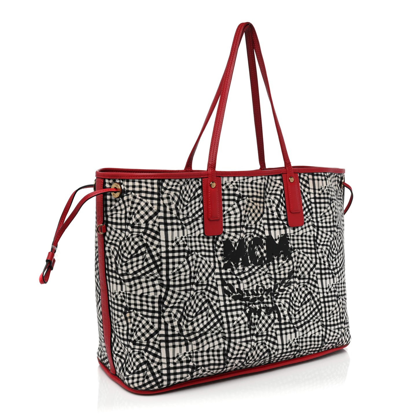 Visetos Large Liz Reversible Shopper Tote Ruby Red