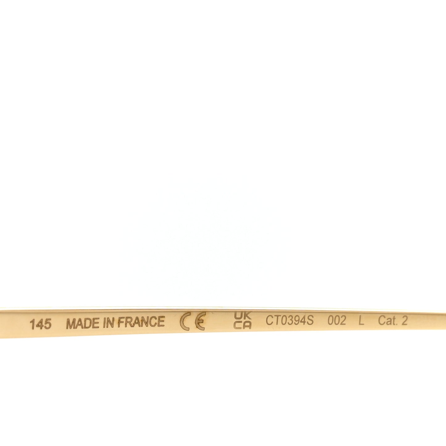 Signature C De Cartier Sunglasses CT0394S  Gold