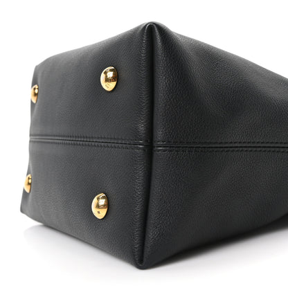 Louis Vuitton Grained Calfskin Low Key Hobo PM Black 10 of 10