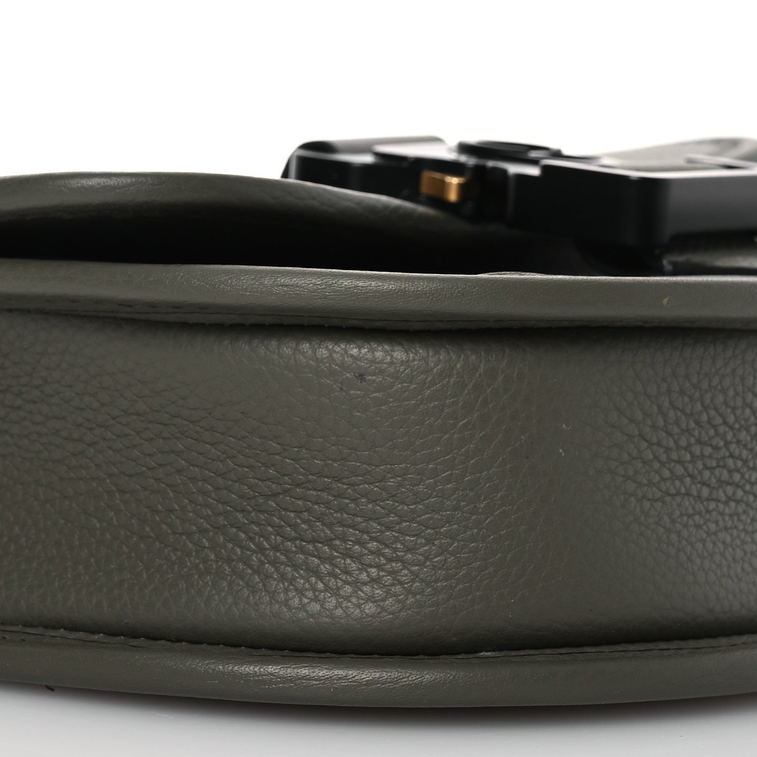 Christian Dior Grained Calfskin Mini Gallop Bag With Strap Green 9 of 13