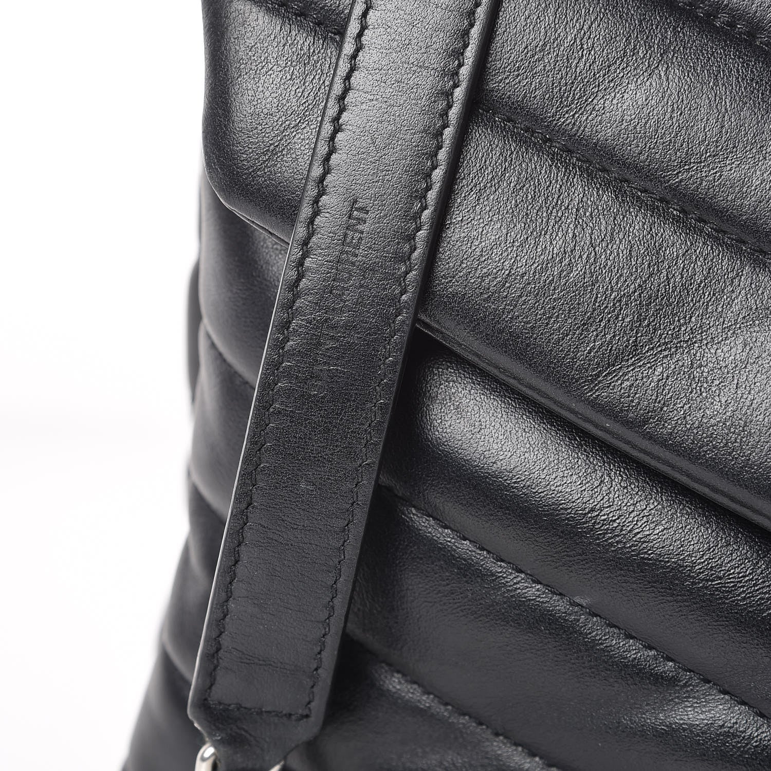 Saint Laurent Calfskin Y Quilted Monogram Medium Loulou Chain Satchel Black 9 of 17
