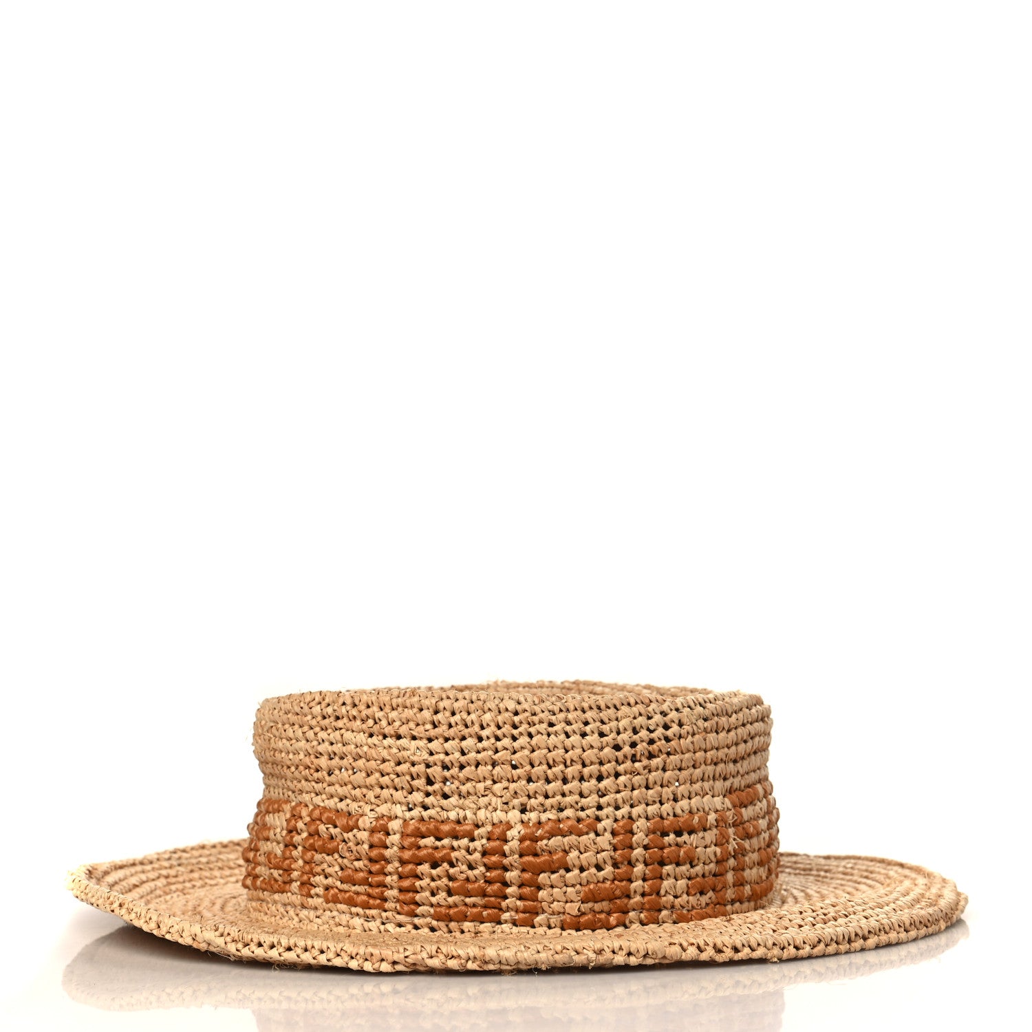 Fendi Raffia FF Mens Bucket Hat 4 of 9