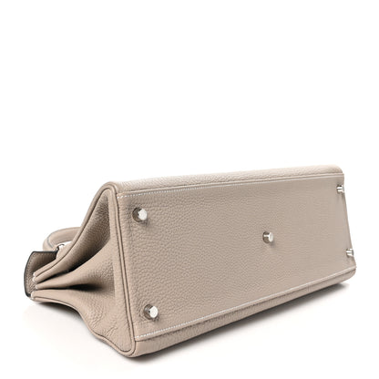 Hermes Togo Horseshoe Shoulder Kelly 42 Gris Tourterelle 4 of 11
