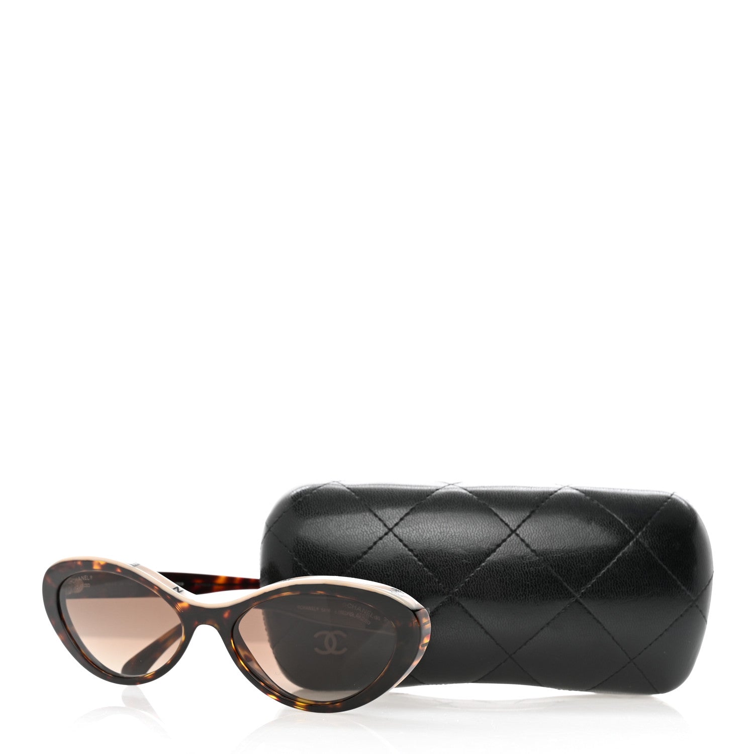 Chanel Acetate Oval Sunglasses 5416 Tortoise Beige 9 of 9