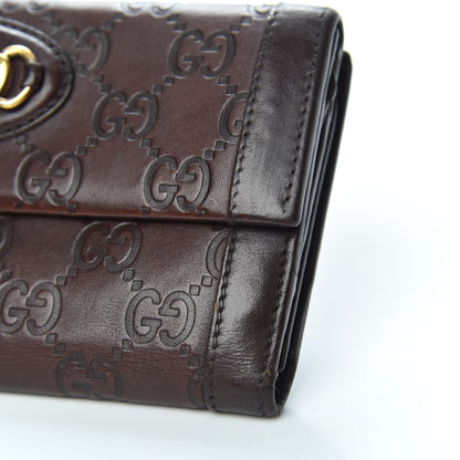 Gucci Guccissima Punch Continental Flap Wallet Brown 8 of 11