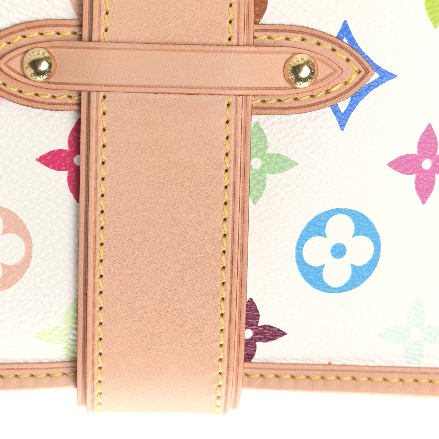 Louis Vuitton Monogram Multicolor Shirley White 10 of 12