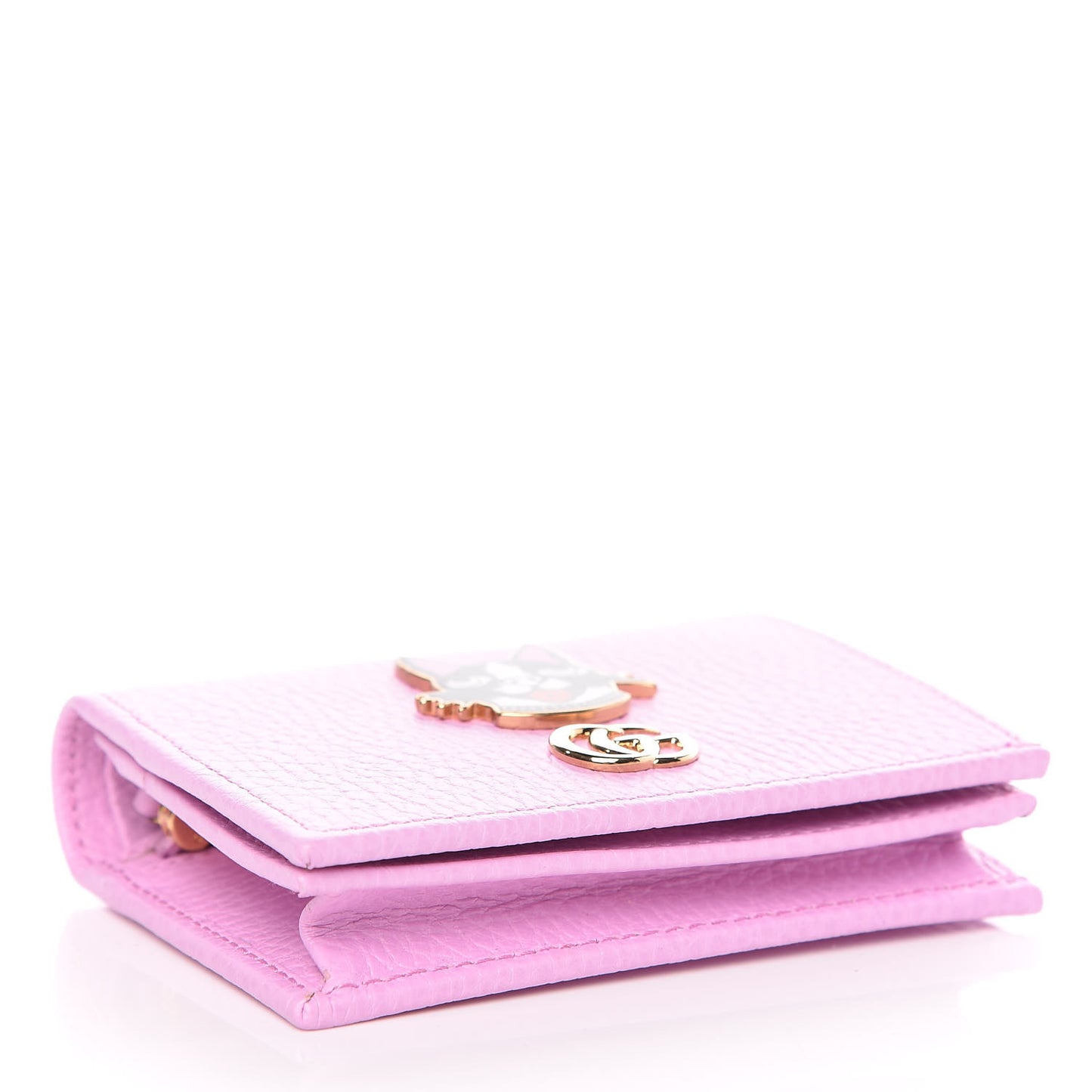Dollar Calfskin Bosco Card Case Wallet Malva