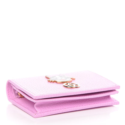 Gucci Dollar Calfskin Bosco Card Case Wallet Malva 4 of 8