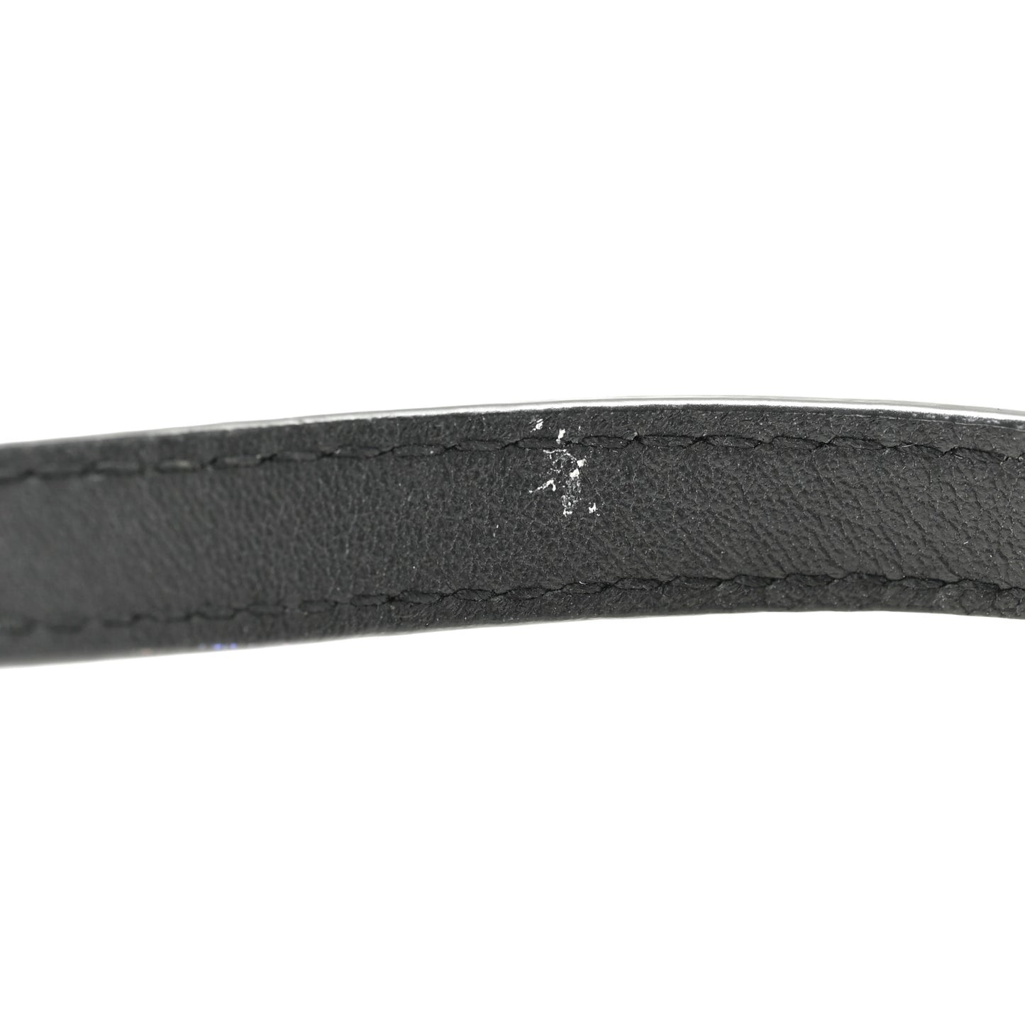 Calfskin Opyum Double Wrap Bracelet Black