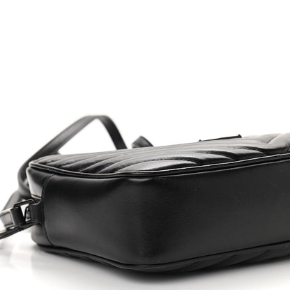 Saint Laurent Calfskin Matelasse Monogram Lou Camera Bag Black 9 of 10