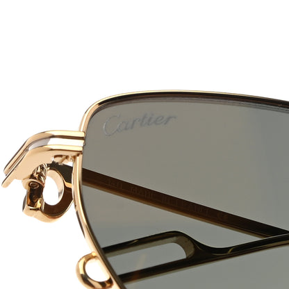 Cartier Cat Eye Sunglasses Gold 7 of 8