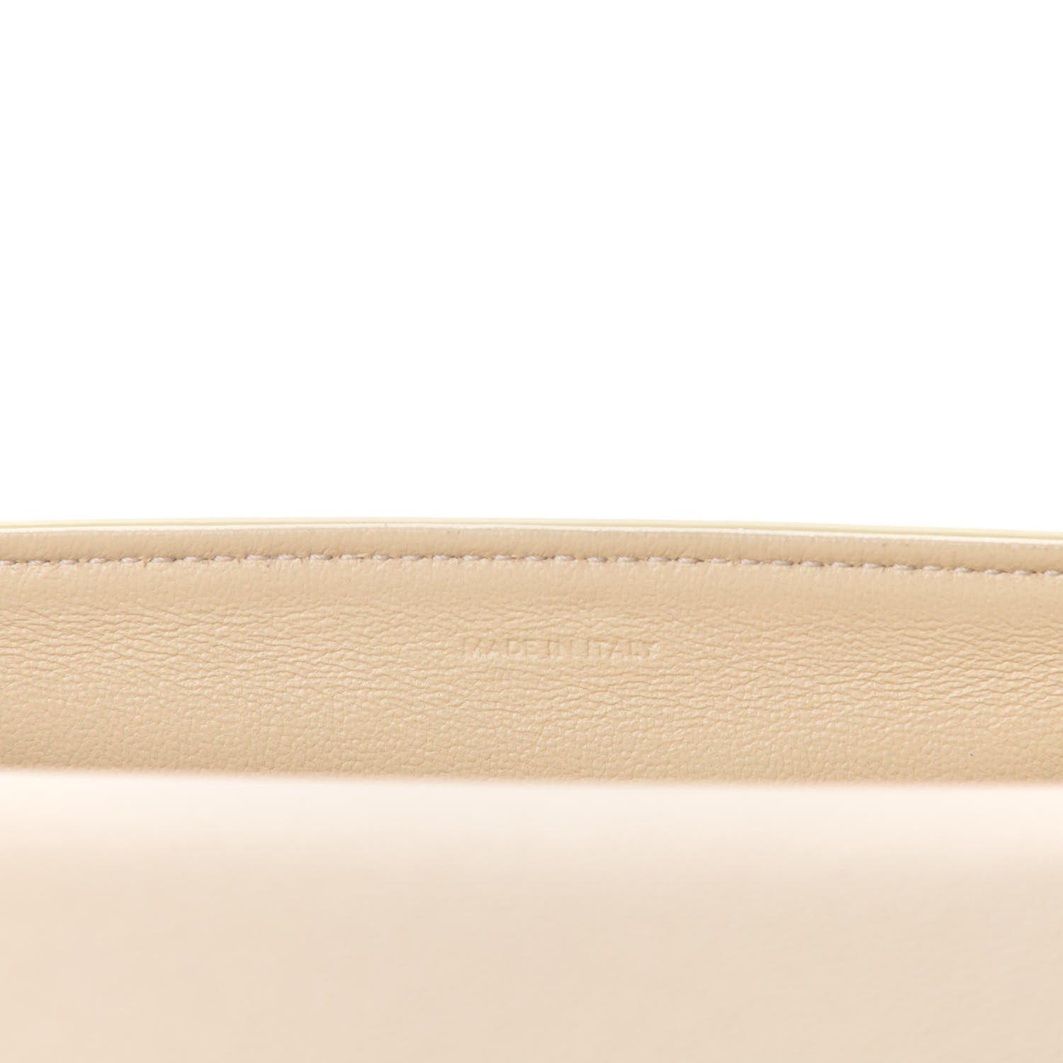 Celine Shiny Calfskin Medium Maillon Triomphe Ivory 9 of 10