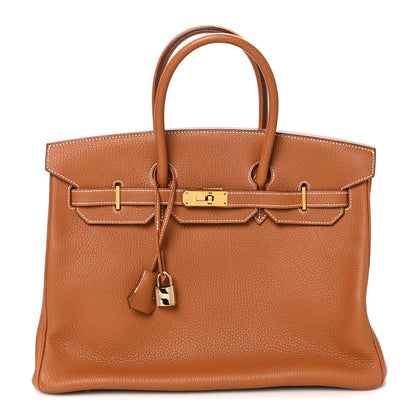 Hermes Togo Birkin 35 Gold 1 of 10