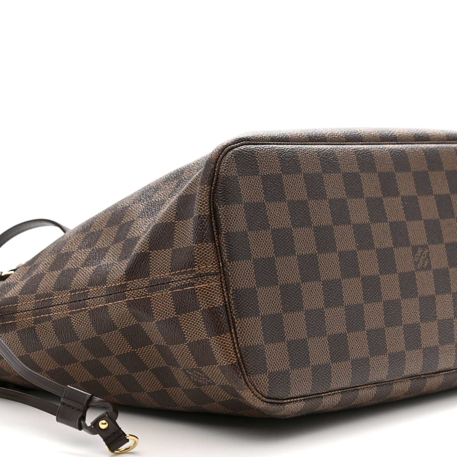 Louis Vuitton Damier Ebene Neo Neverfull MM Rose Ballerine 10 of 13