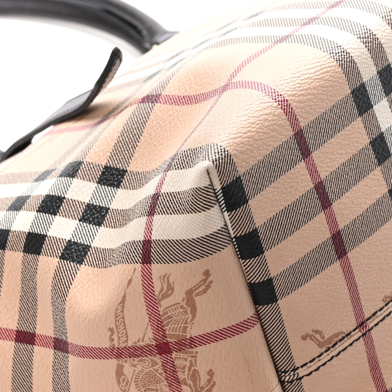 Burberry Haymarket Check Small Salisbury Tote Chocolate 10 of 14