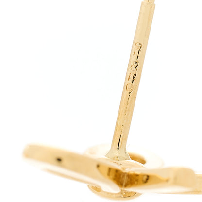 Tiffany 18K Yellow Gold Bow Earrings 3 of 3